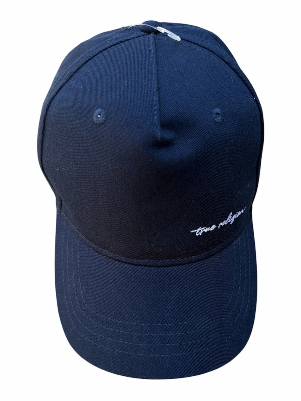 True Religion Men’s Navy Blue Baseball Cap with Strapback